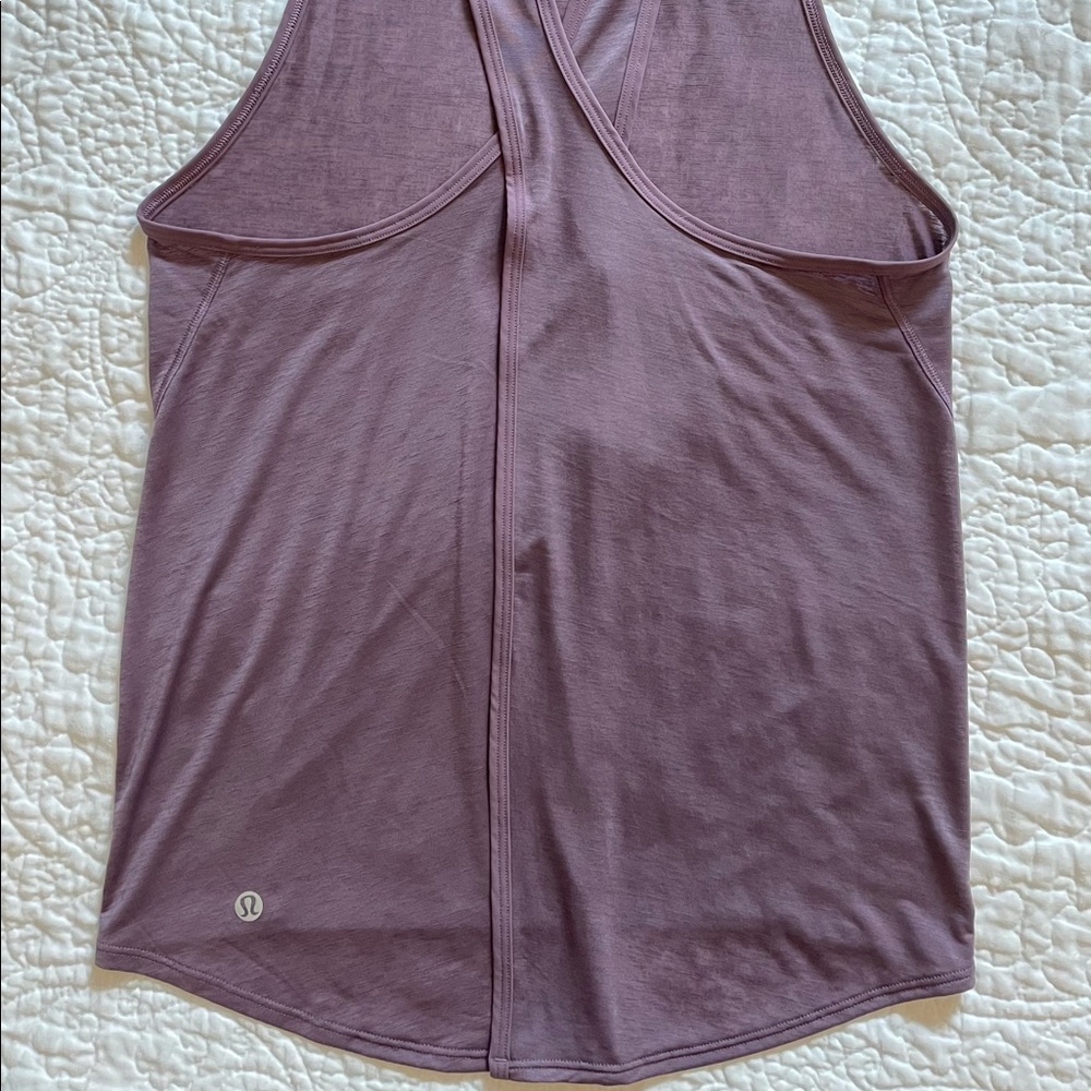 Lululemon All Tied up tank - Size 4 orchid purple